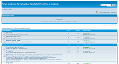 Desktop Screenshot of forum.pharmacy.bg.ac.rs