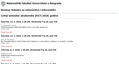 Desktop Screenshot of computing.matf.bg.ac.rs