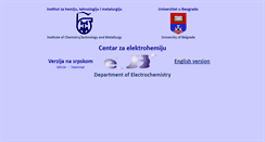 Desktop Screenshot of elchem.ihtm.bg.ac.rs