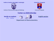 Tablet Screenshot of elchem.ihtm.bg.ac.rs