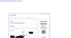 Desktop Screenshot of legatio.arh.bg.ac.rs