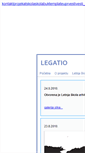 Mobile Screenshot of legatio.arh.bg.ac.rs