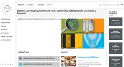 Desktop Screenshot of imgge.bg.ac.rs